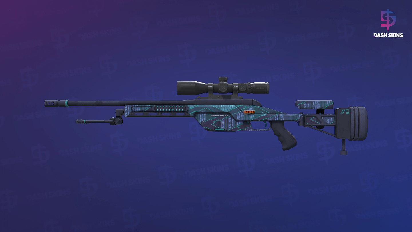StatTrak™ SSG 08 | Mainframe 001 (Minimal Wear) Screenshot Playside