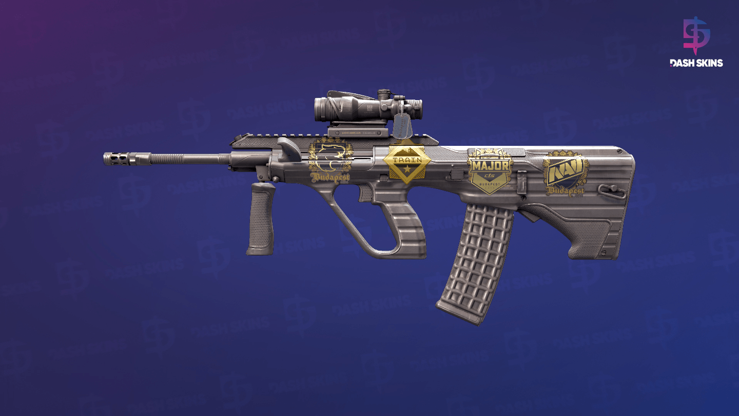 Souvenir AUG | Steel Sentinel (Minimal Wear) Screenshot Playside