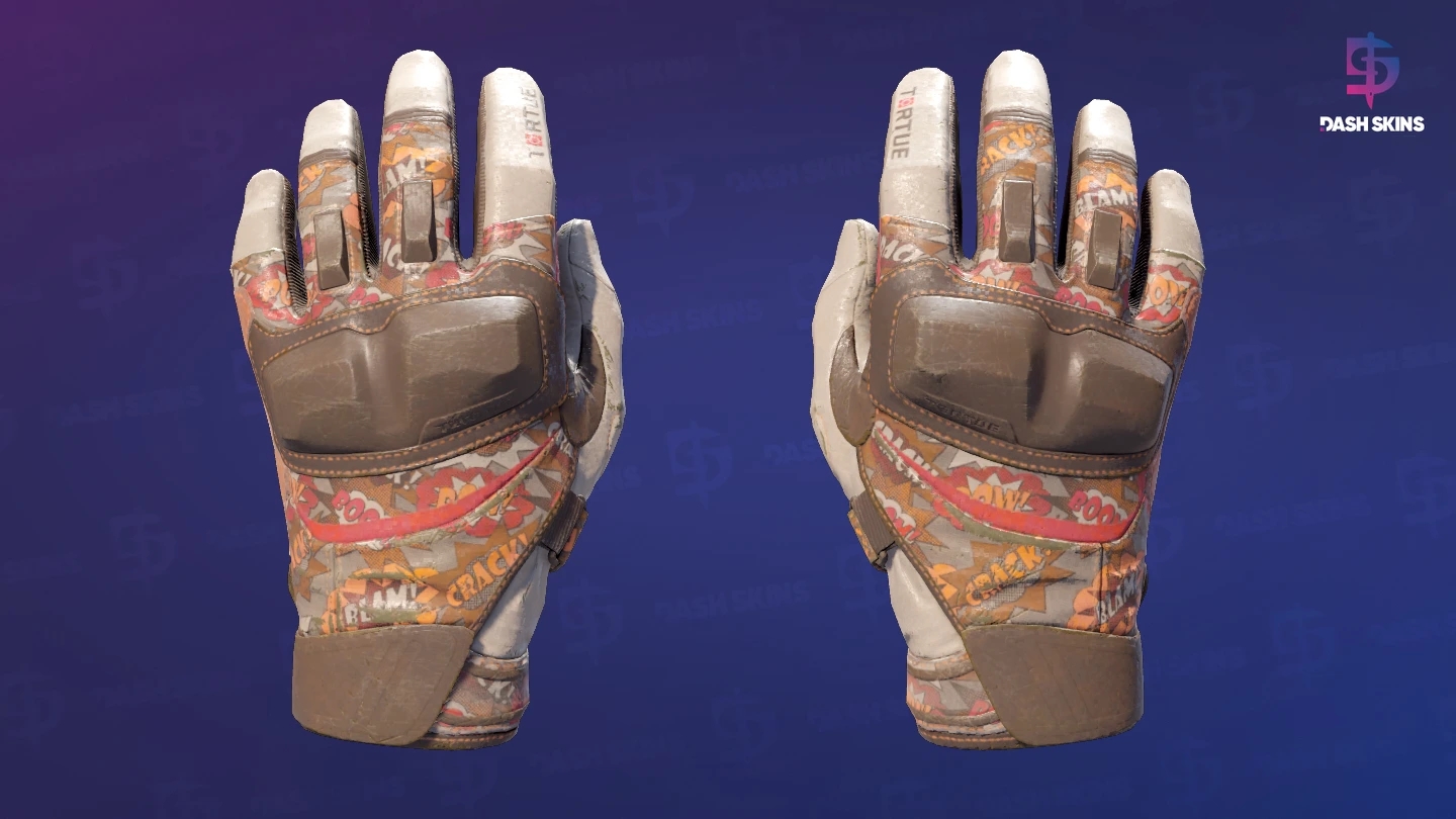 ★ Moto Gloves | POW! (Field-Tested) Screenshot Playside