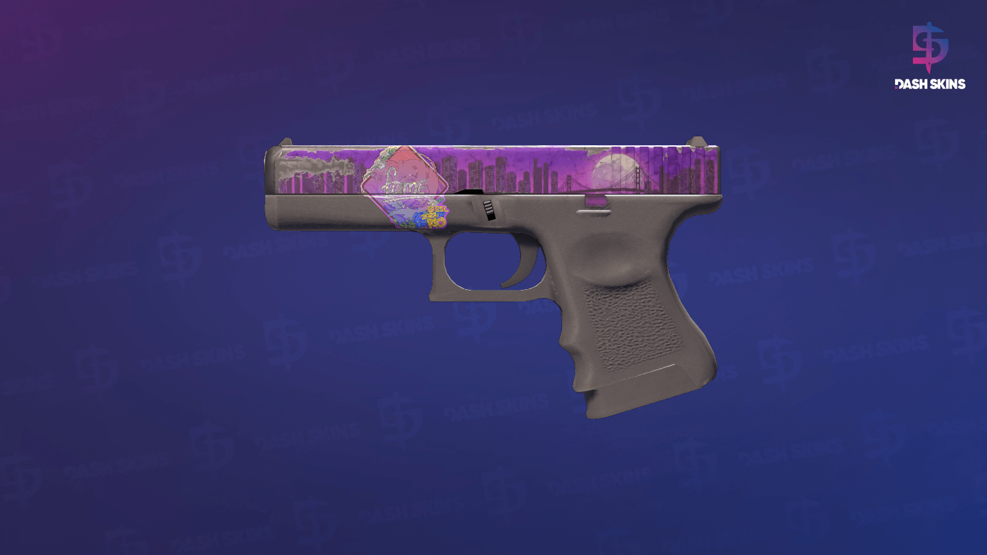 Glock-18 | Moonrise (Battle-Scarred) Screenshot Playside