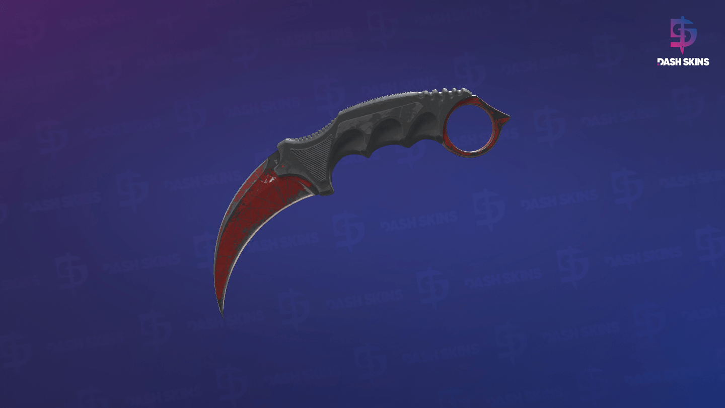 ★ Karambit | Crimson Web (Battle-Scarred) Screenshot Playside