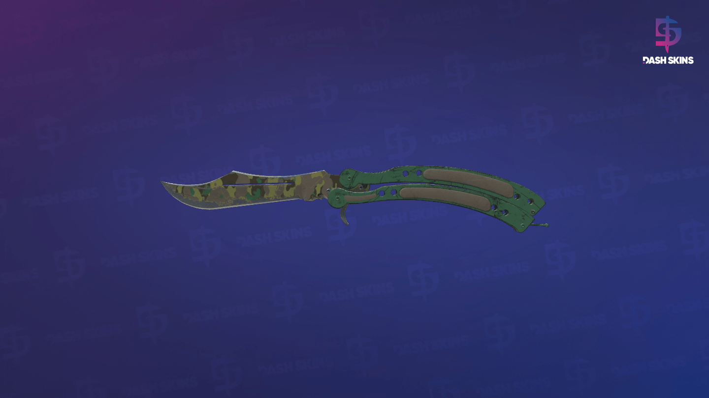 ★ Butterfly Knife | Boreal Forest (Well-Worn) Screenshot Playside