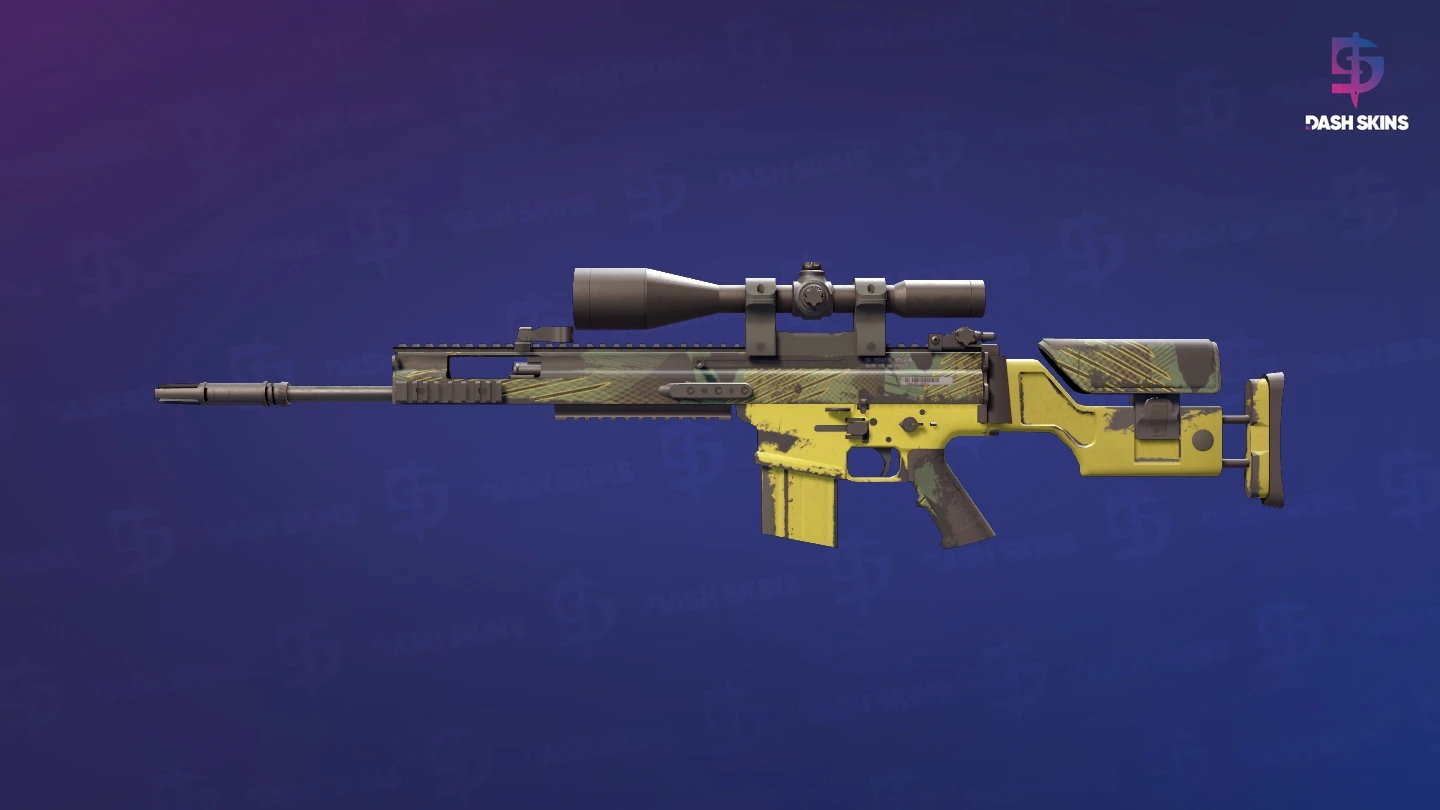 SCAR-20 | Jungle Slipstream (Field-Tested) Screenshot Playside