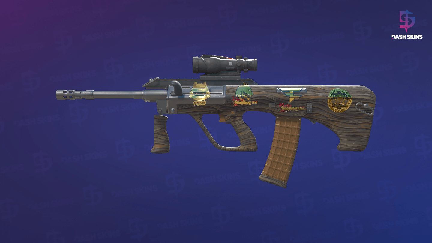Souvenir AUG | Spalted Wood (Factory New) Screenshot Playside