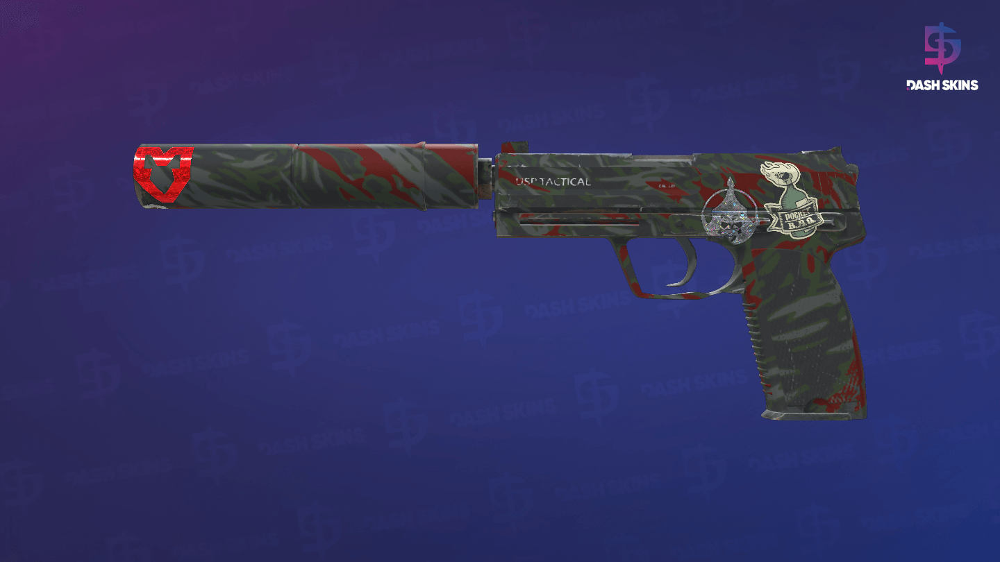 USP-S | Blood Tiger (Minimal Wear) Screenshot Playside