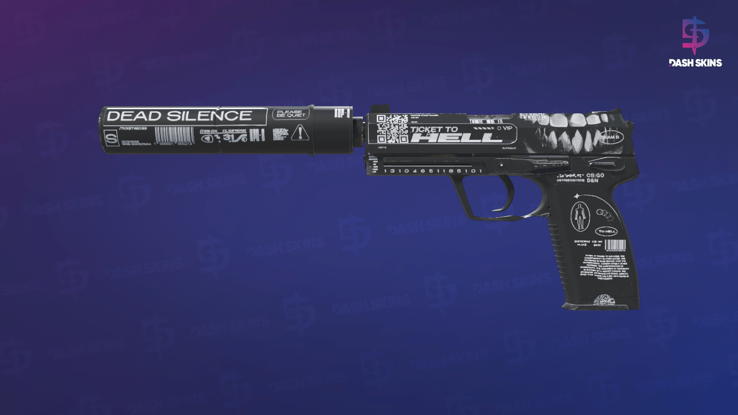 USP-S | Ticket to Hell (Minimal Wear) Screenshot Playside