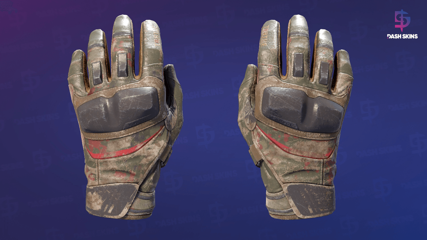 ★ Moto Gloves | 3rd Commando Company (Battle-Scarred) Screenshot Playside