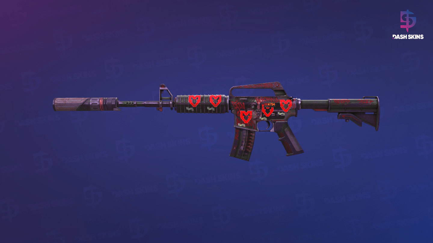 StatTrak™ M4A1-S | Night Terror (Battle-Scarred) Screenshot Playside