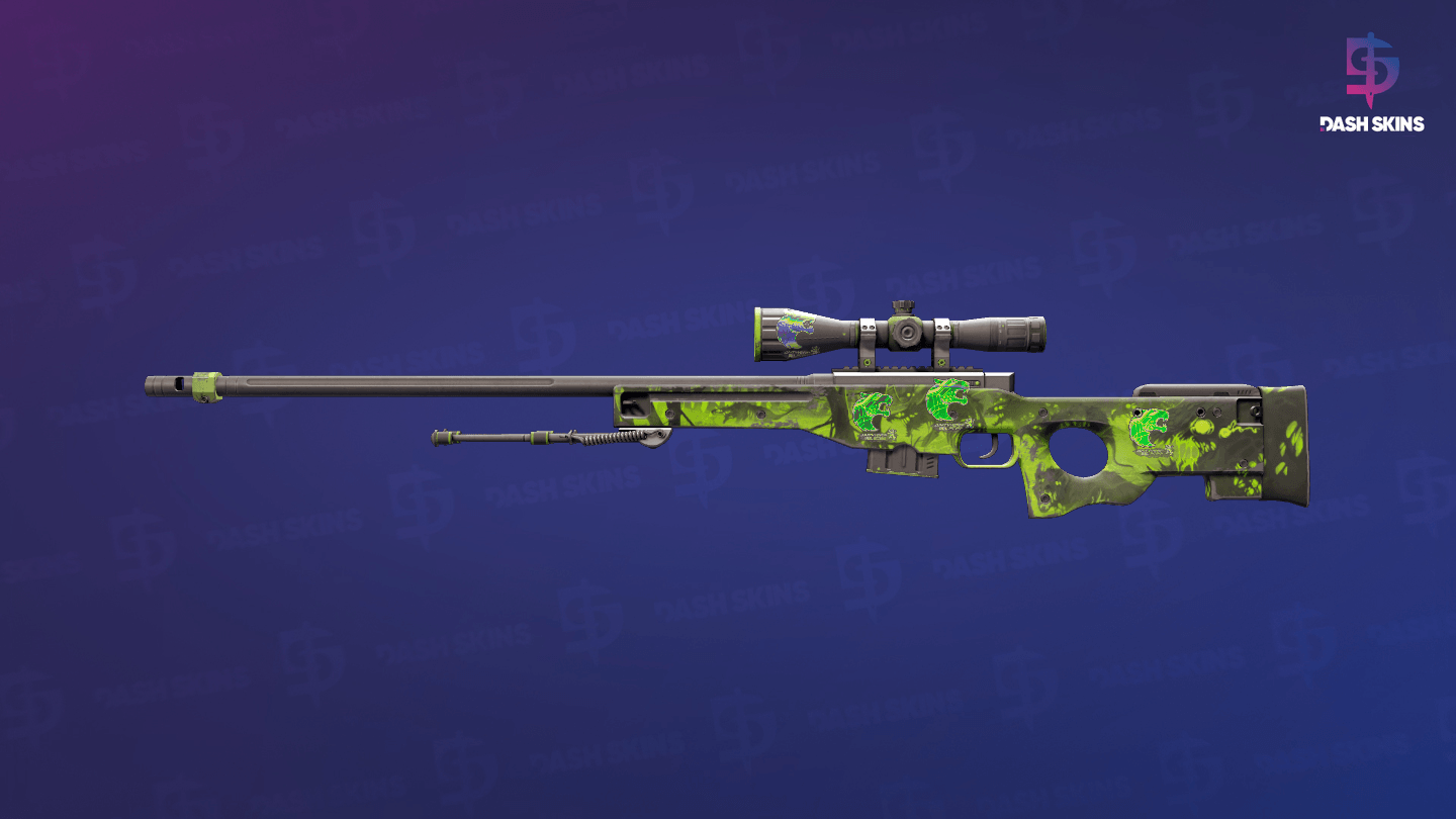 AWP | Containment Breach (Well-Worn) Screenshot Playside