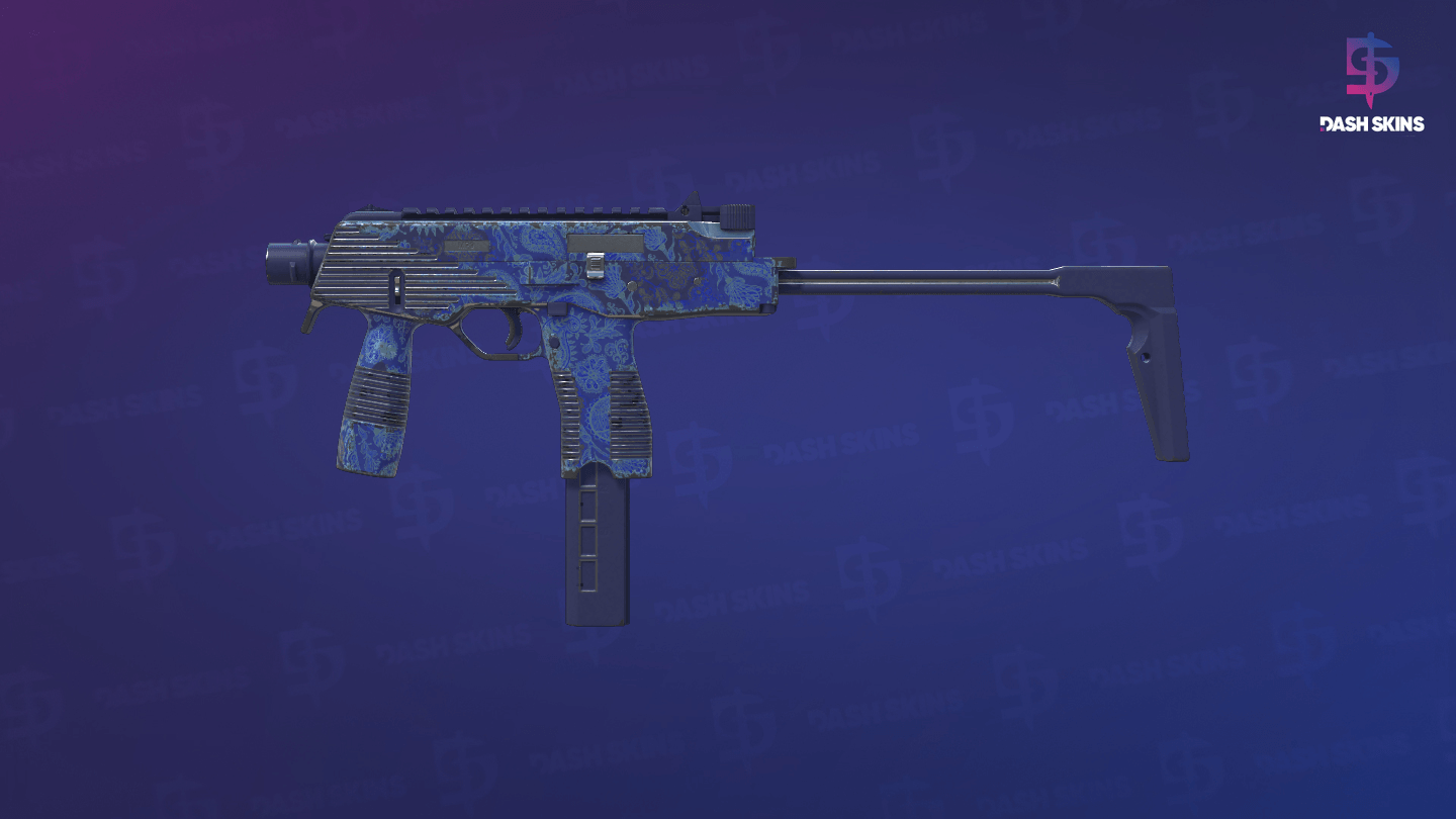 MP9 | Cobalt Paisley (Field-Tested) Screenshot Playside