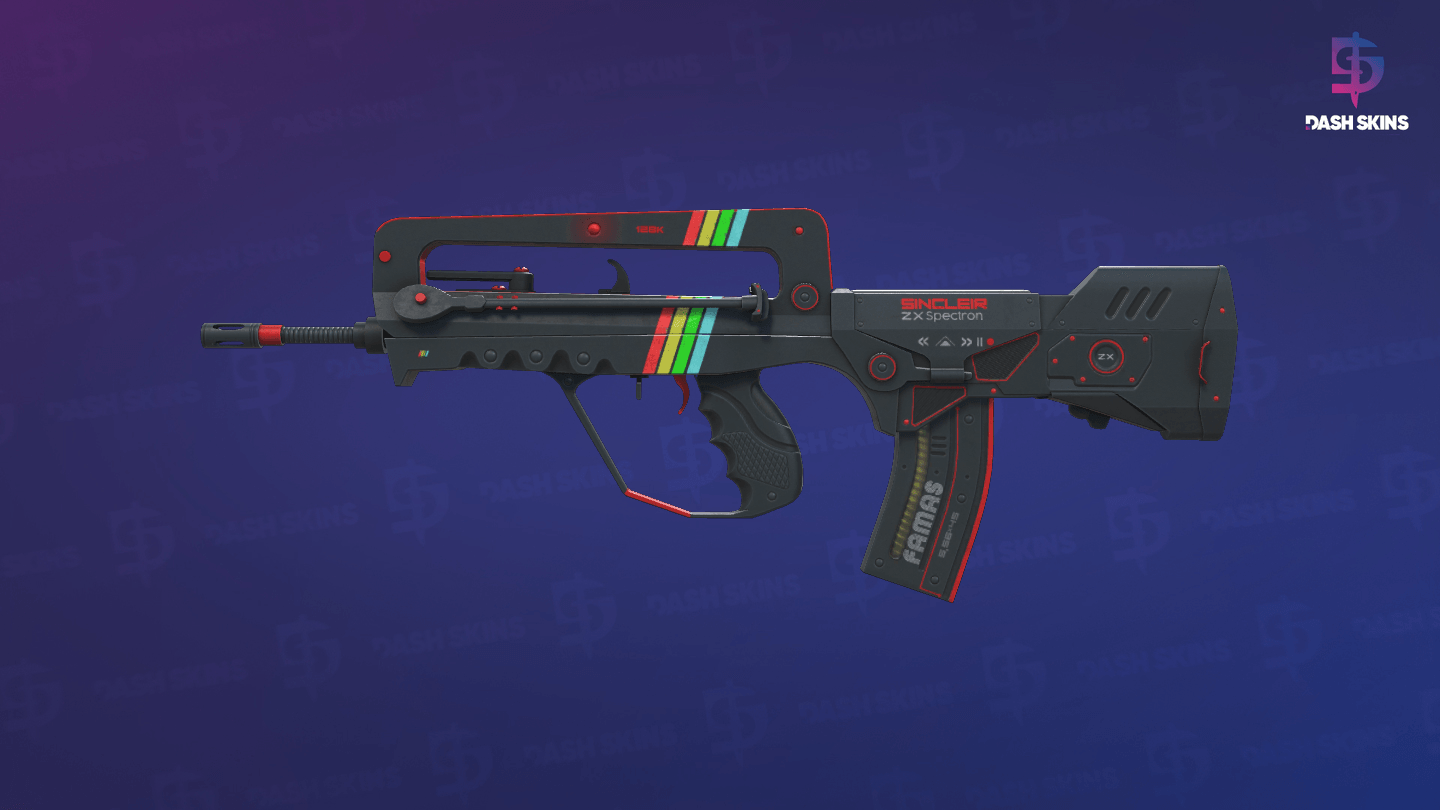 FAMAS | ZX Spectron (Battle-Scarred) Screenshot Playside
