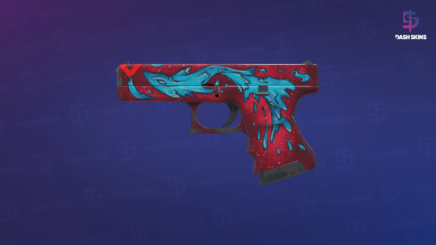 Glock-18 | Water Elemental (Field-Tested) Screenshot Playside