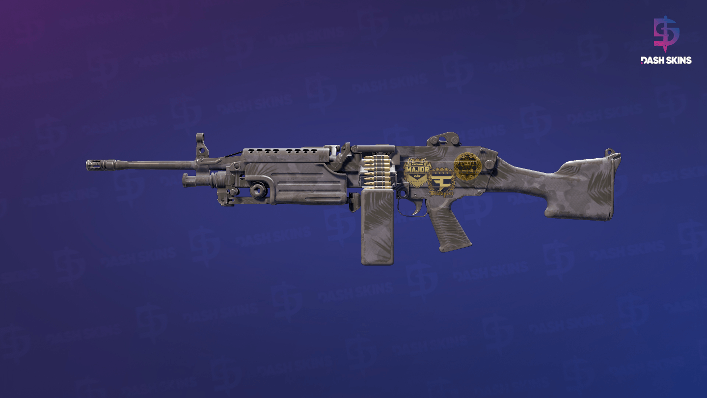 Souvenir M249 | Midnight Palm (Field-Tested) Screenshot Playside