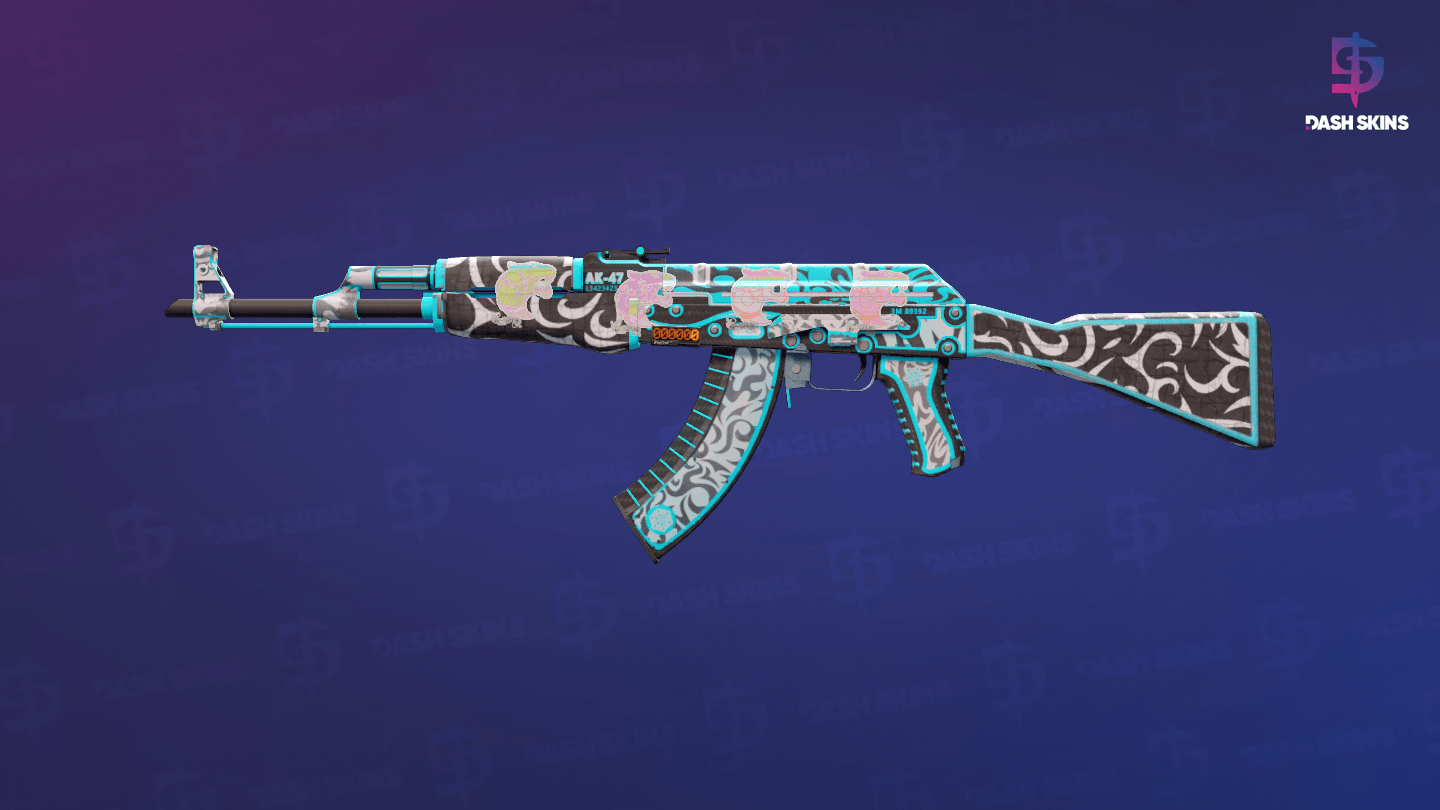 StatTrak™ AK-47 | Frontside Misty (Minimal Wear) Screenshot Playside