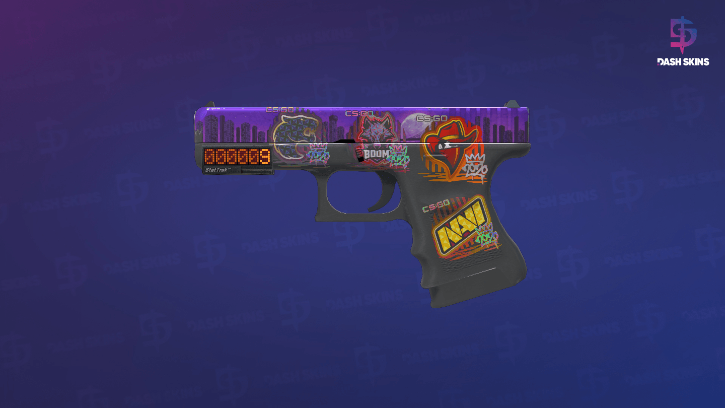 StatTrak™ Glock-18 | Moonrise (Field-Tested) Screenshot Playside