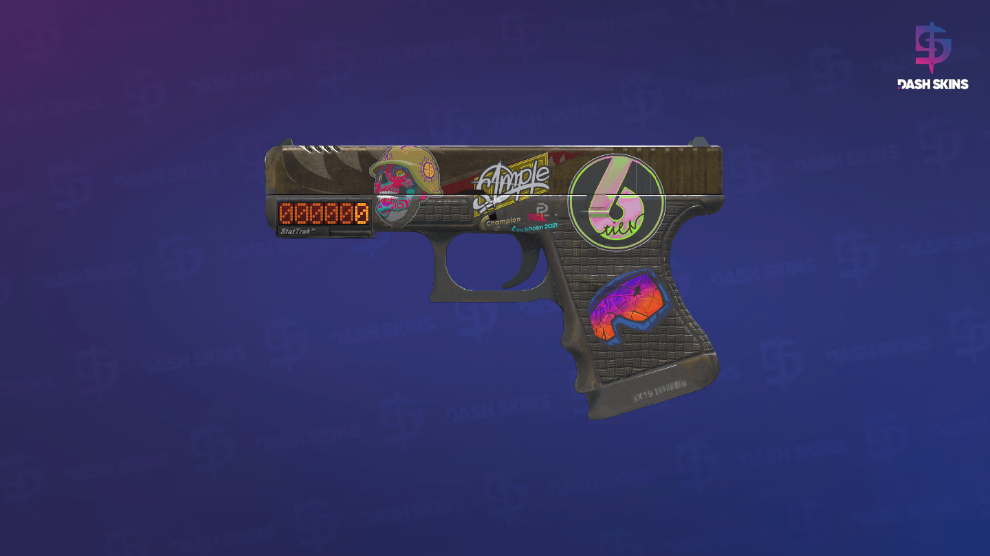 StatTrak™ Glock-18 | Warhawk (Battle-Scarred) Screenshot Playside