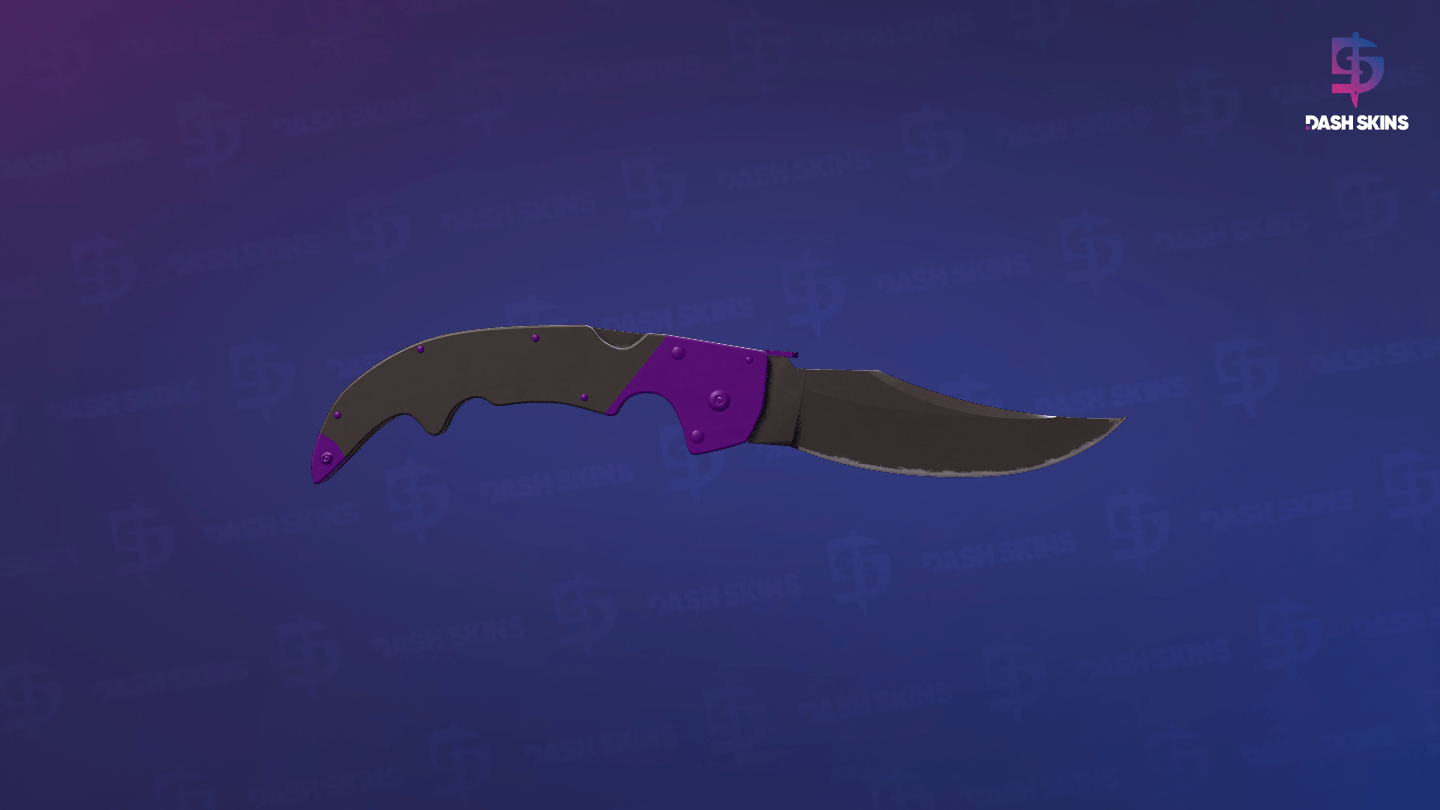 ★ Falchion Knife | Ultraviolet (Minimal Wear) Screenshot Playside