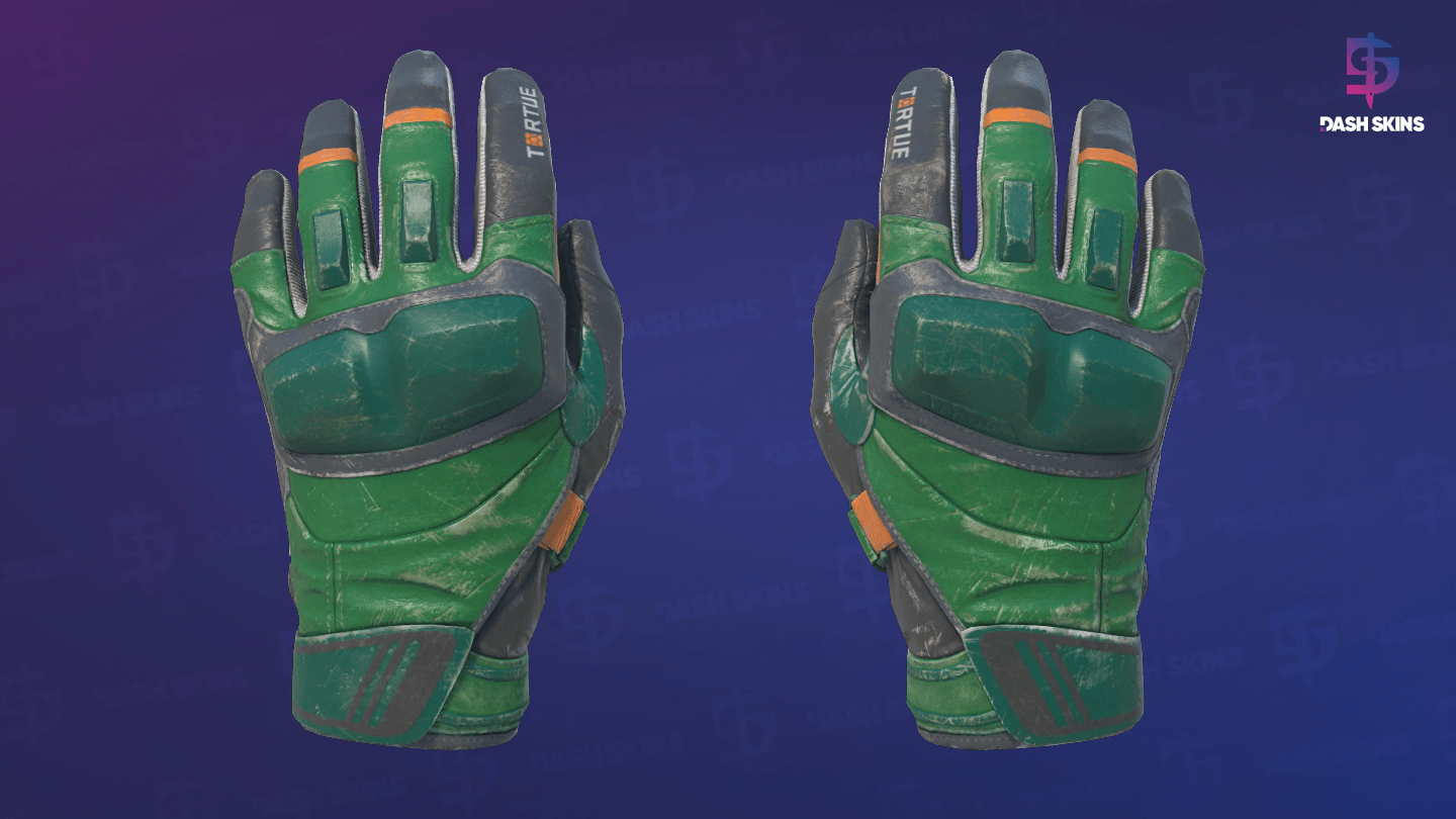 ★ Moto Gloves | Turtle (Well-Worn) Screenshot Playside