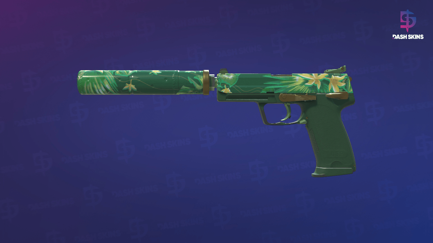 USP-S | Tropical Breeze (Minimal Wear) Screenshot Playside