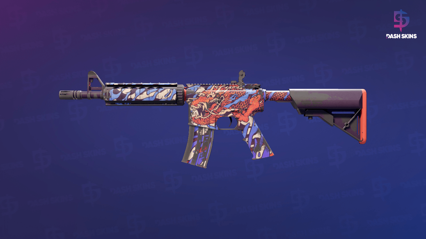 M4A4 | 龍王 (Dragon King) (Field-Tested) Screenshot Playside