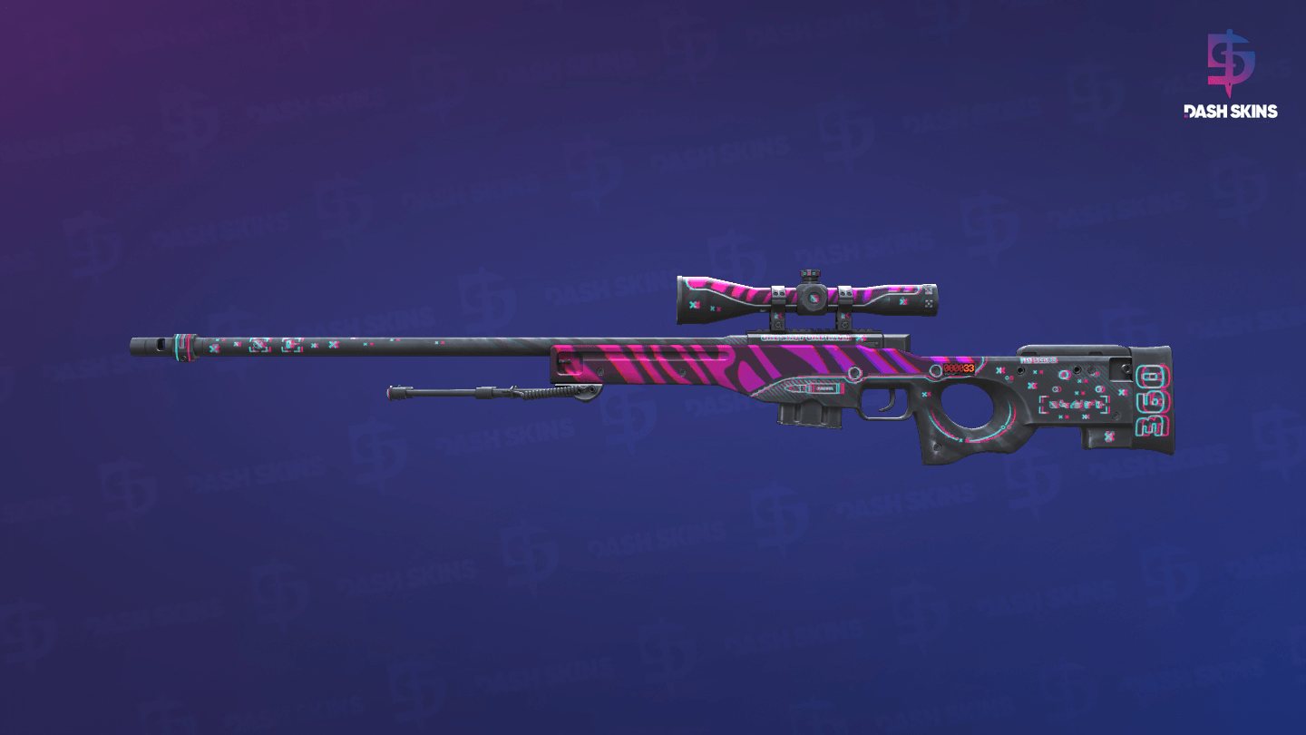 StatTrak™ AWP | Chromatic Aberration (Factory New) Screenshot Playside