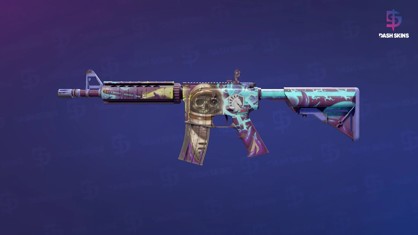 M4A4 | Desolate Space (Battle-Scarred) Screenshot Playside
