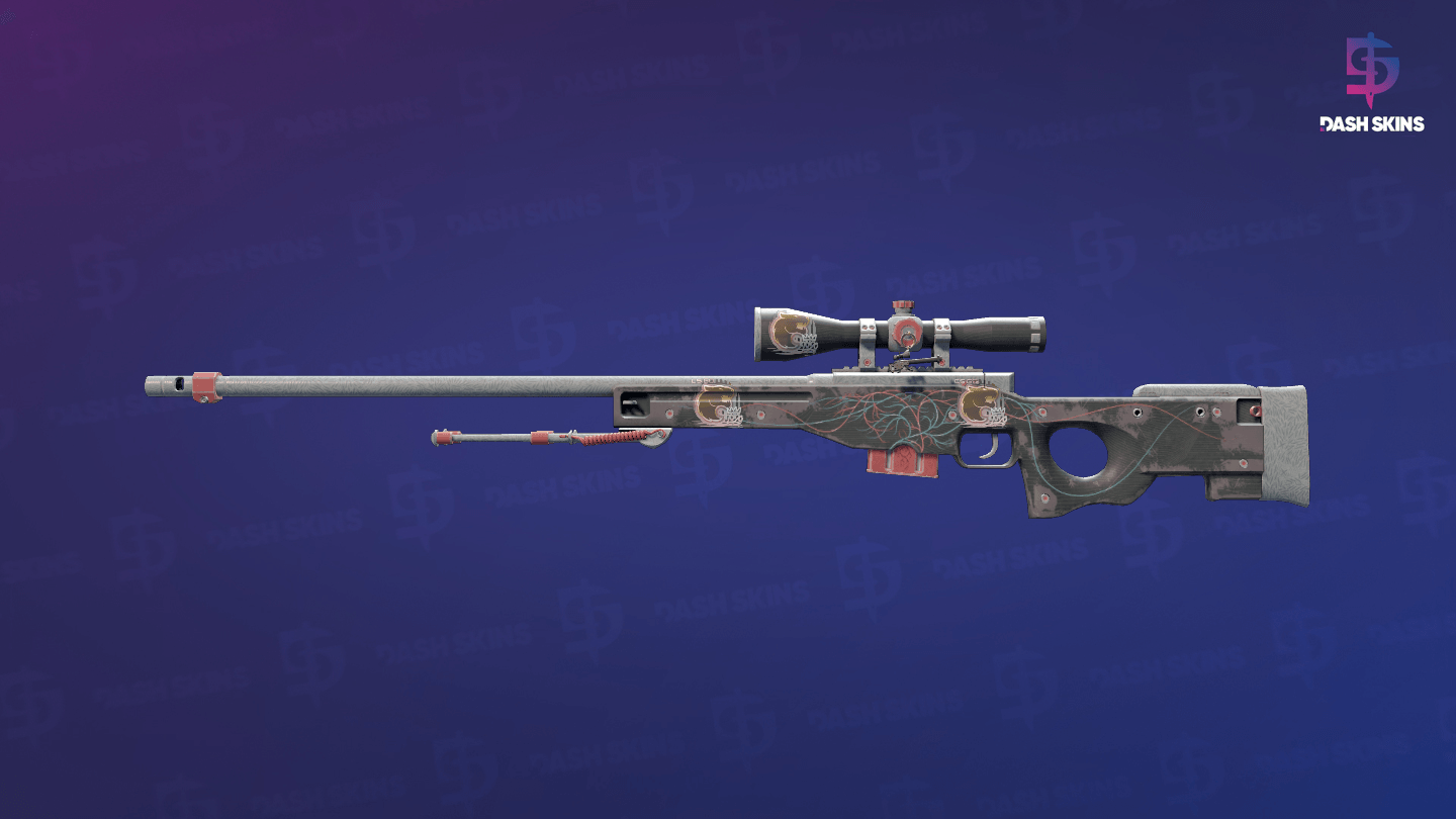 AWP | Capillary (Well-Worn) Screenshot Playside