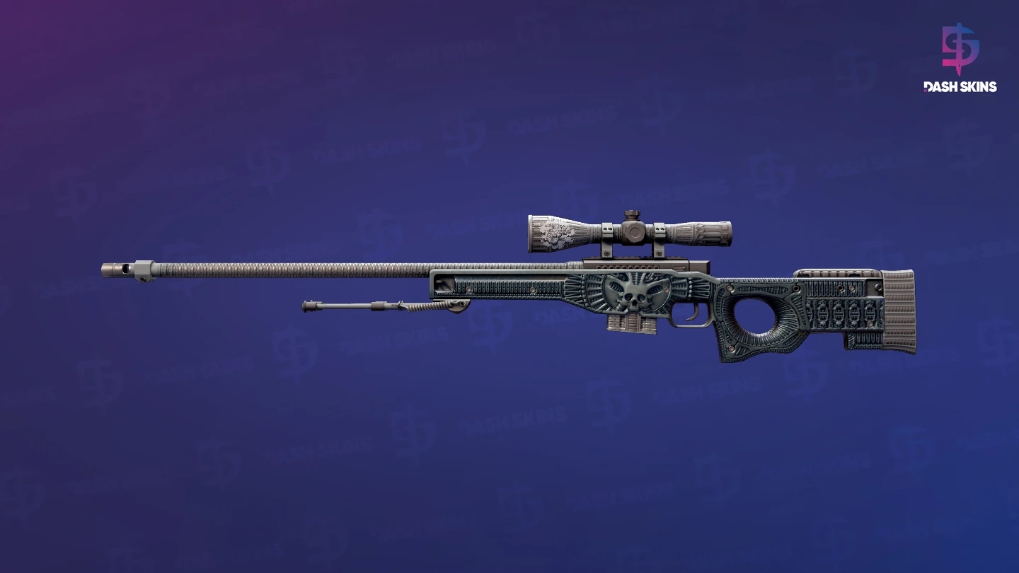 AWP | Exoskeleton (Well-Worn) Screenshot Playside