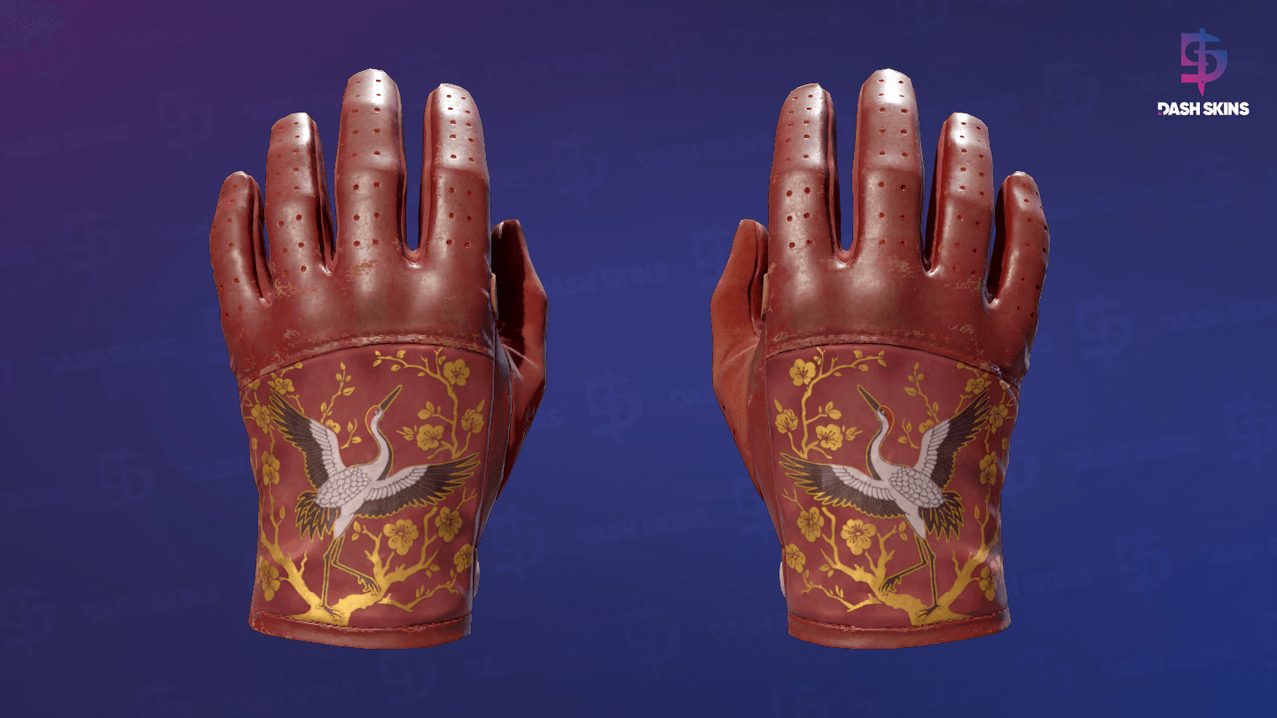 ★ Driver Gloves | Brocade Crane (Field-Tested) Screenshot Playside