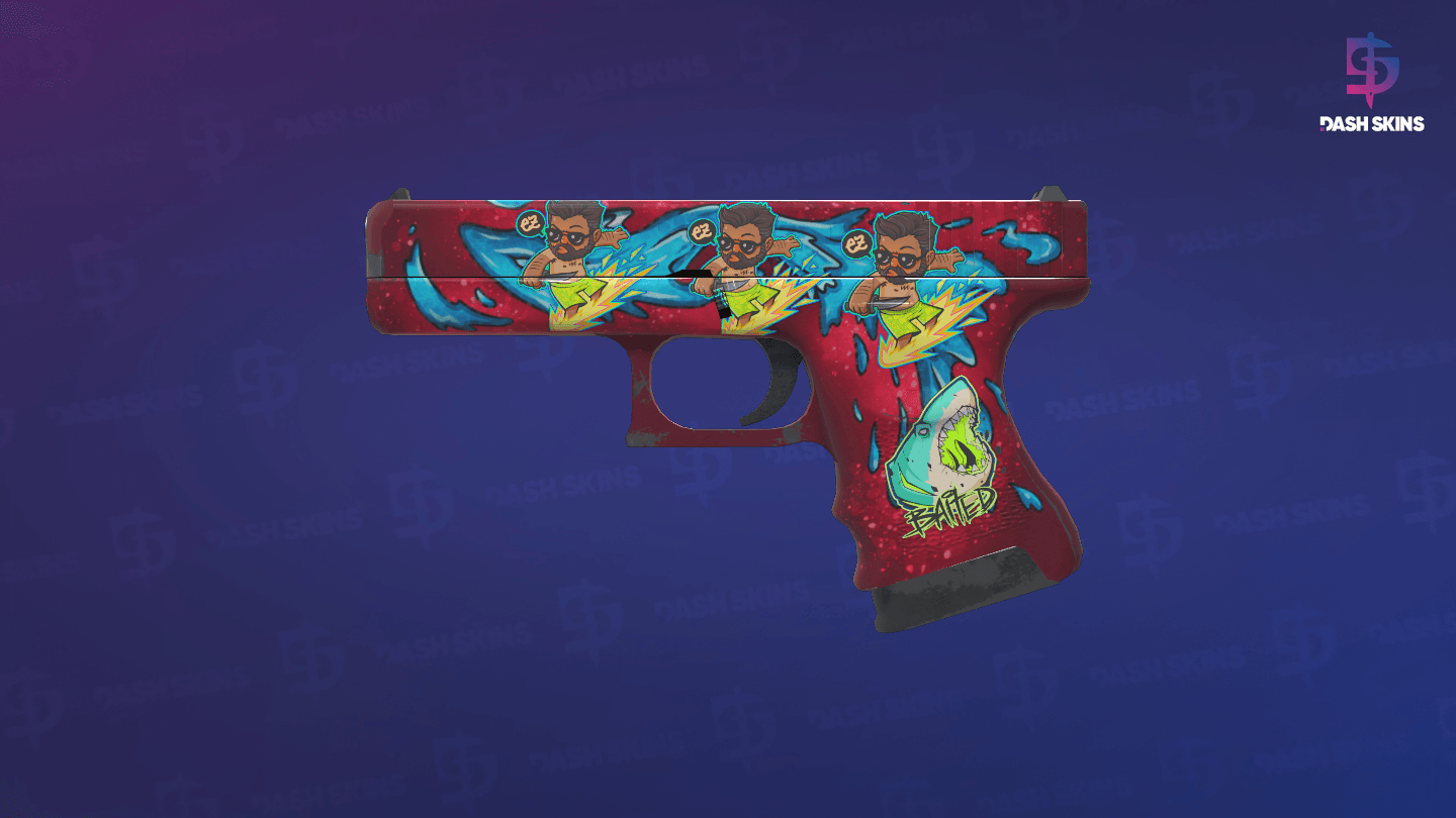 Glock-18 | Water Elemental (Field-Tested) Screenshot Playside