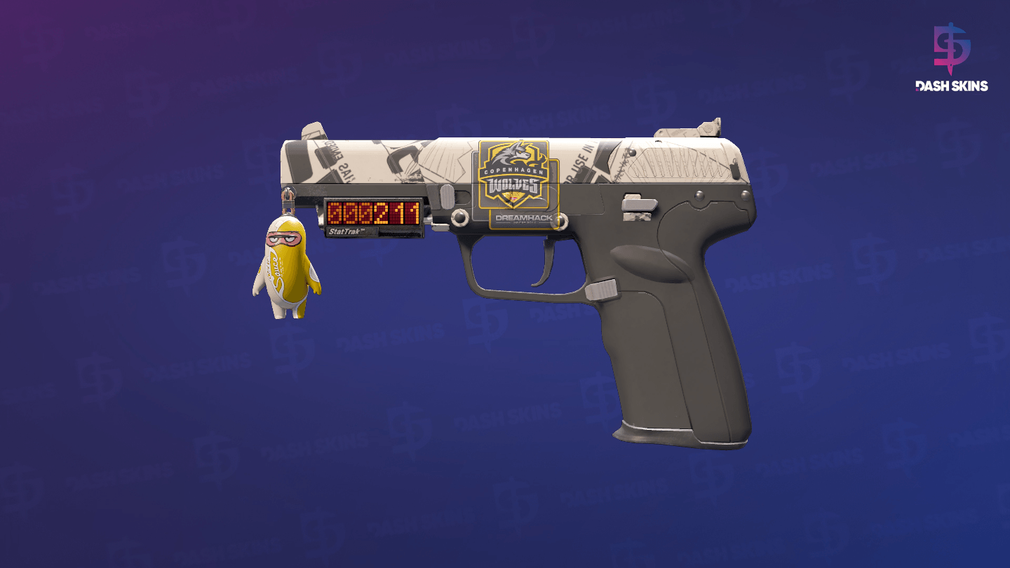 StatTrak™ Five-SeveN | Kami (Minimal Wear) Screenshot Playside