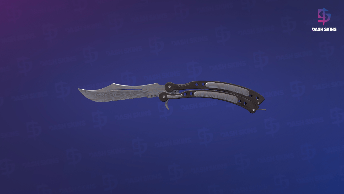 ★ Butterfly Knife | Damascus Steel (Minimal Wear) Screenshot Playside