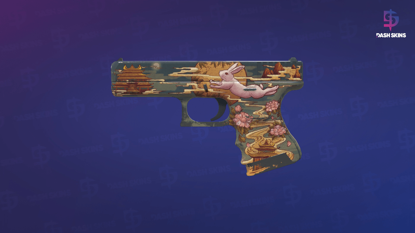 Glock-18 | Umbral Rabbit (Well-Worn) Screenshot Playside