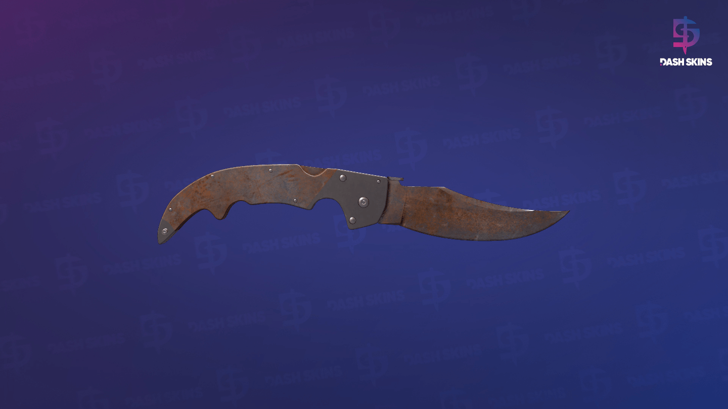 ★ Falchion Knife | Rust Coat (Battle-Scarred) Screenshot Playside
