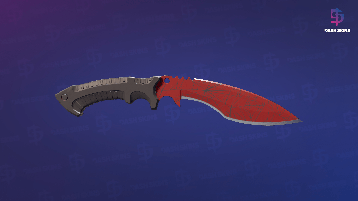 ★ Kukri Knife | Crimson Web (Minimal Wear) Screenshot Playside
