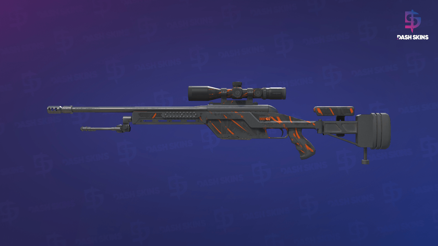 StatTrak™ SSG 08 | Slashed (Battle-Scarred) Screenshot Playside