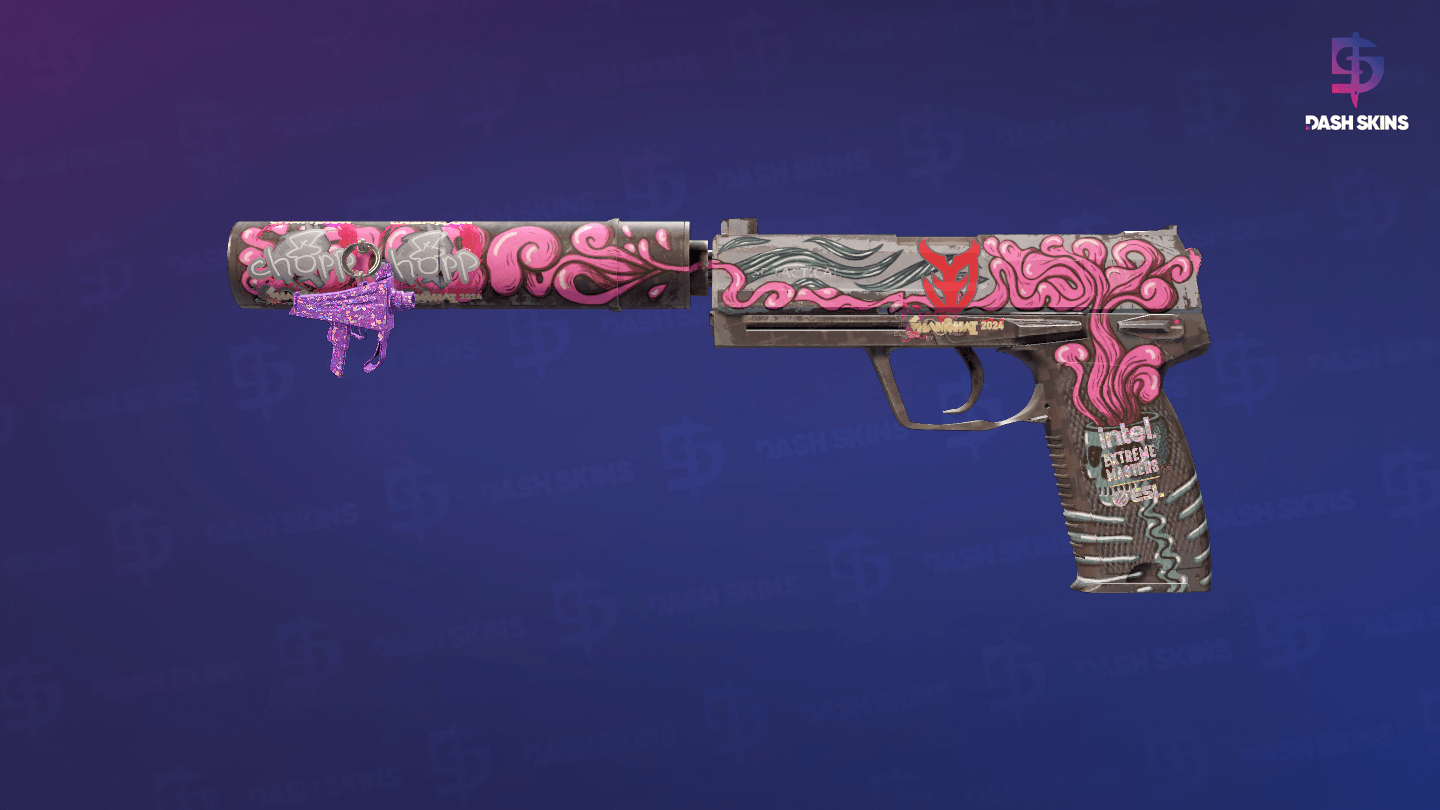 USP-S | Cortex (Well-Worn) Screenshot Playside