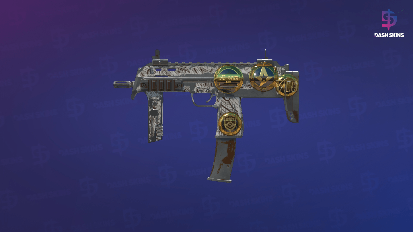 Souvenir MP7 | Gunsmoke (Battle-Scarred) Screenshot Playside