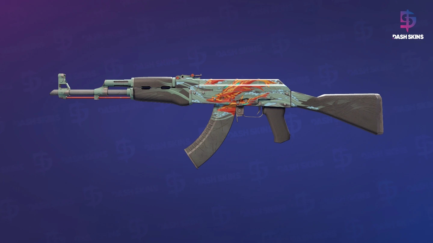 AK-47 | Aquamarine Revenge (Field-Tested) Screenshot Playside