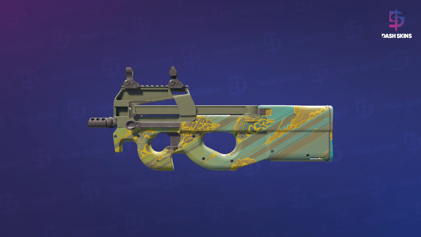 P90 | Mustard Gas (Factory New) Screenshot Playside