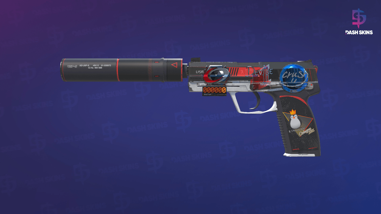 StatTrak™ USP-S | Cyrex (Minimal Wear) Screenshot Playside