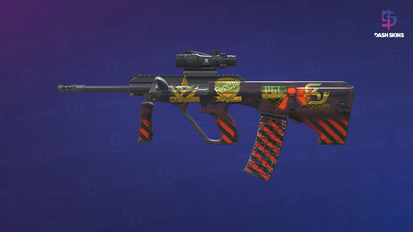Souvenir AUG | Radiation Hazard (Field-Tested) Screenshot Playside