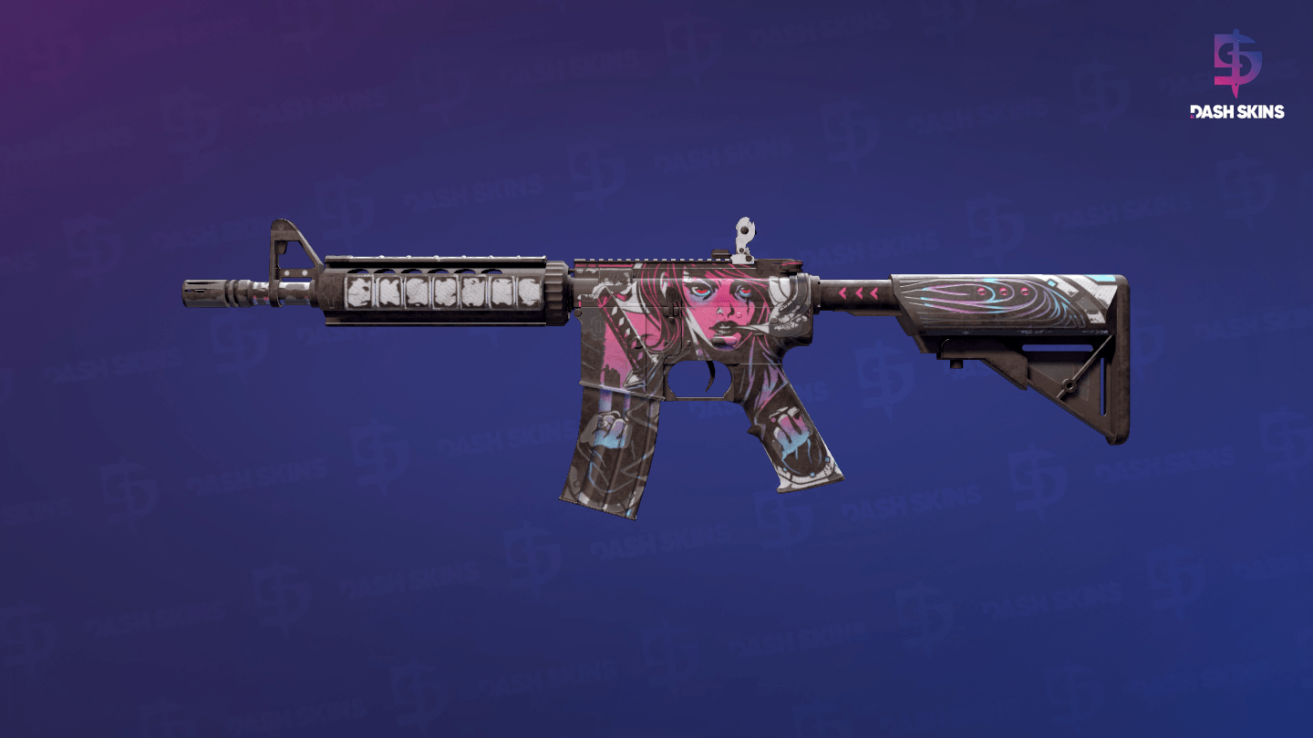 M4A4 | Neo-Noir (Battle-Scarred) Screenshot Playside