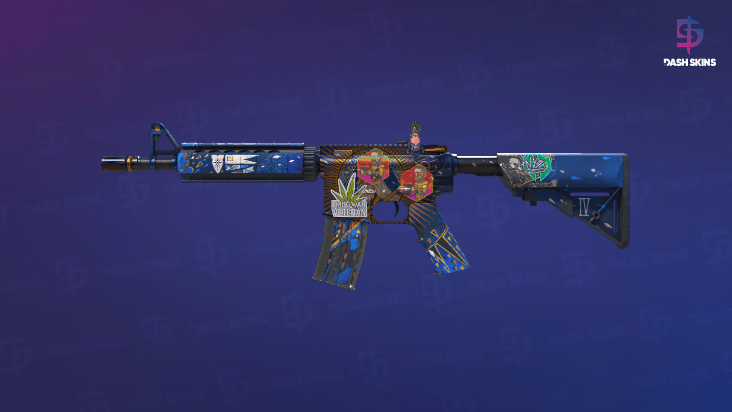 M4A4 | The Emperor (Well-Worn) Screenshot Playside