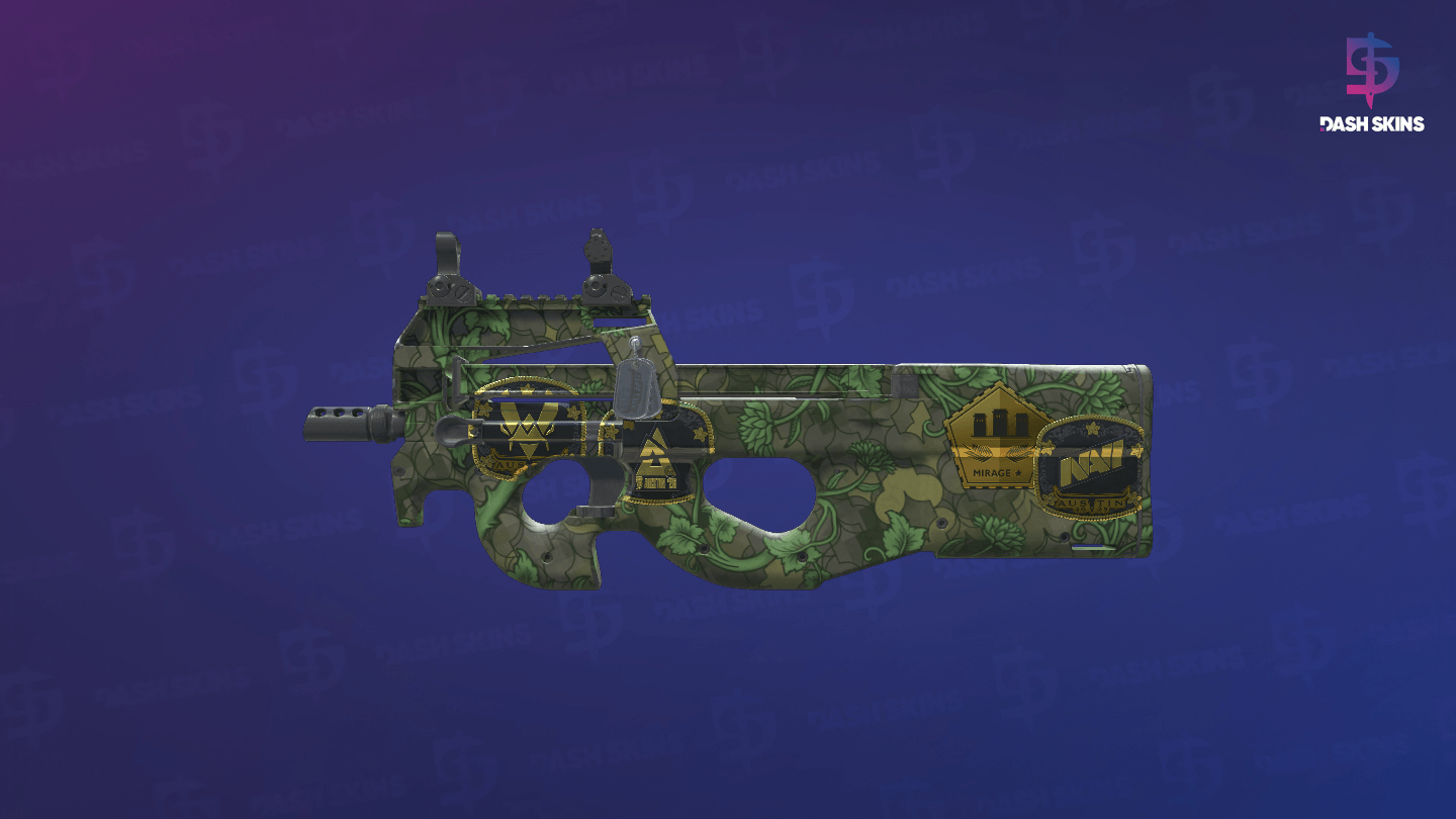 Souvenir P90 | Verdant Growth (Factory New) Screenshot Playside