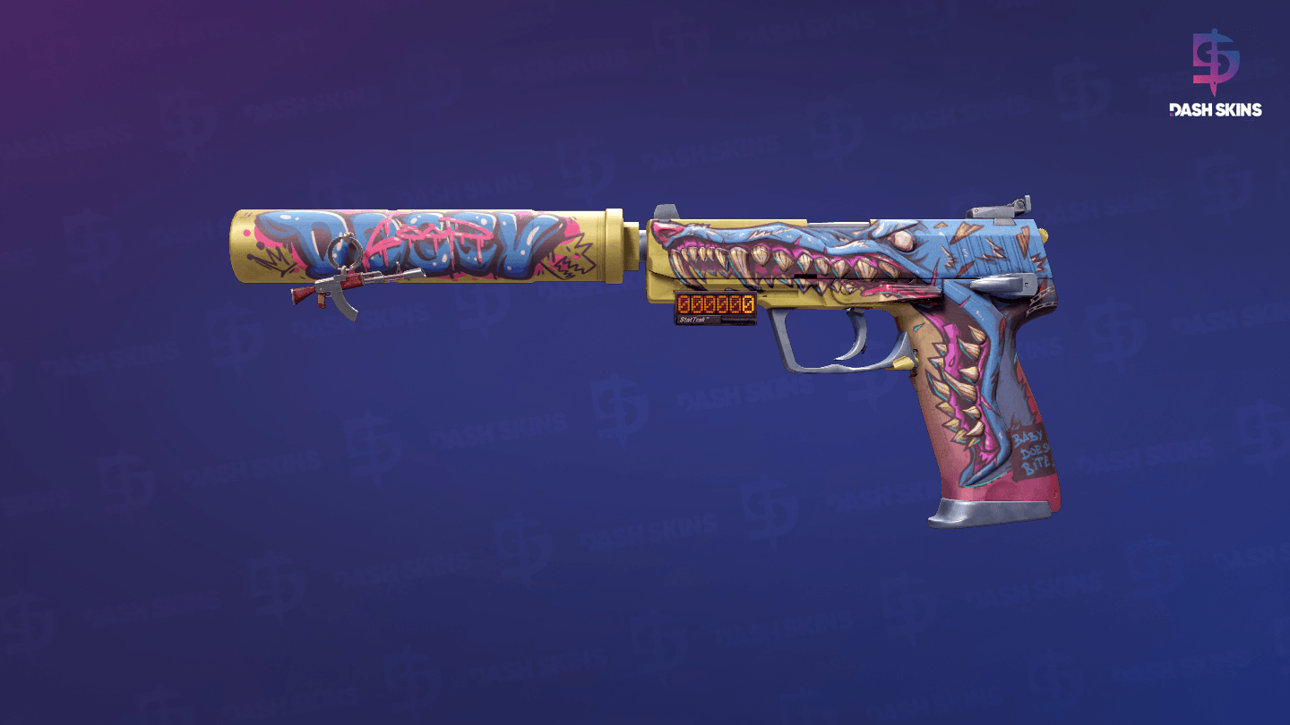 StatTrak™ USP-S | Jawbreaker (Minimal Wear) Screenshot Playside