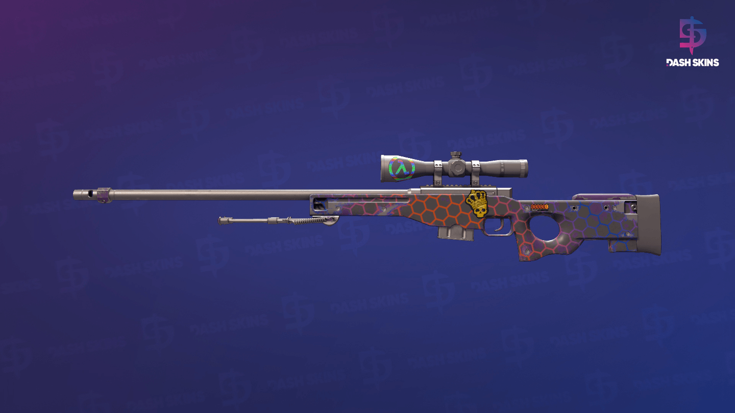 StatTrak™ AWP | Electric Hive (Field-Tested) Screenshot Playside