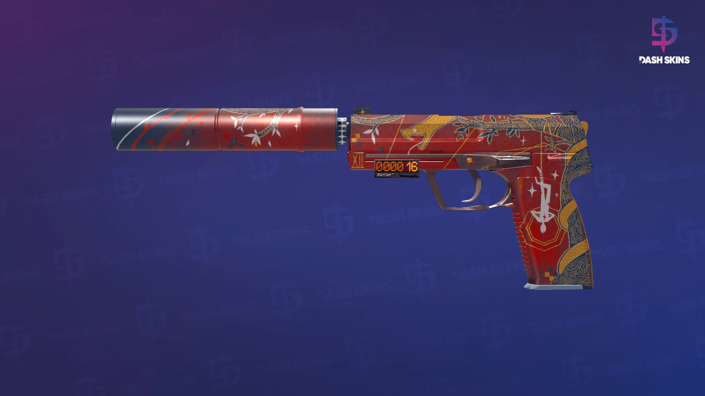 StatTrak™ USP-S | The Traitor (Minimal Wear) Screenshot Playside