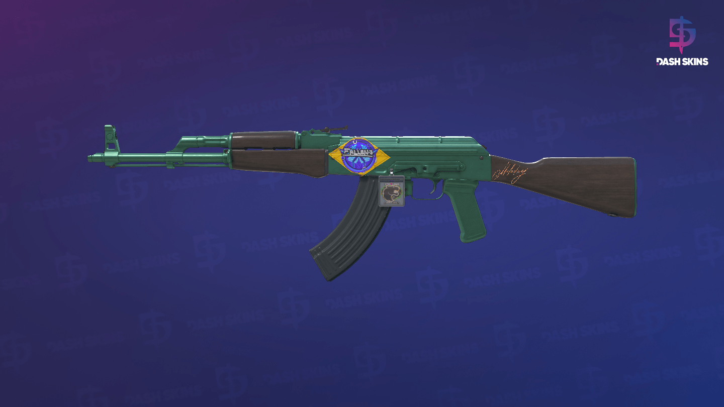 AK-47 | Wintergreen (Factory New) Screenshot Playside