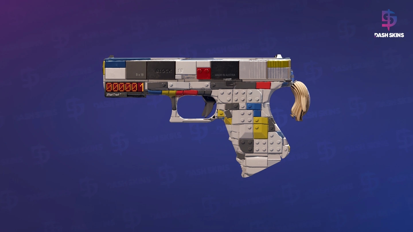 StatTrak™ Glock-18 | Block-18 (Minimal Wear) Screenshot Playside